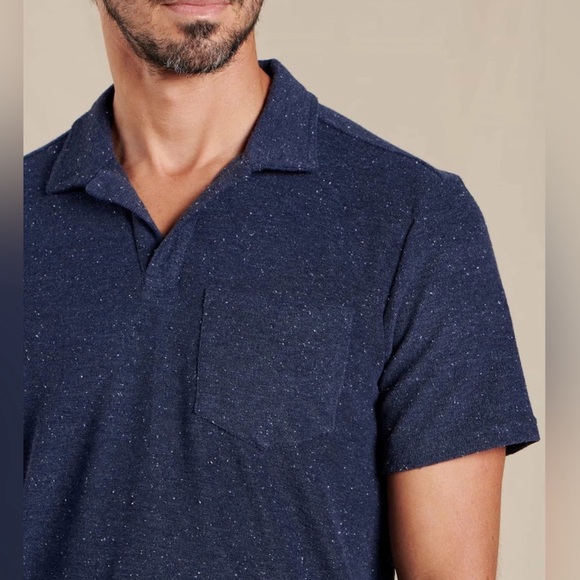 Toad&Co Navy Men's Polo Shirt - Picture 2 of 7